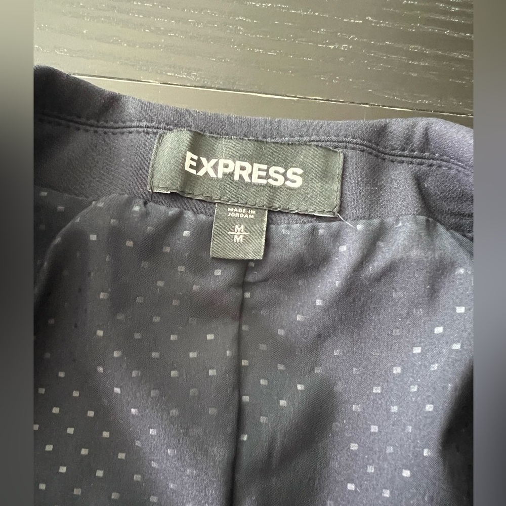 Cropped One-Button Blazer - image 2